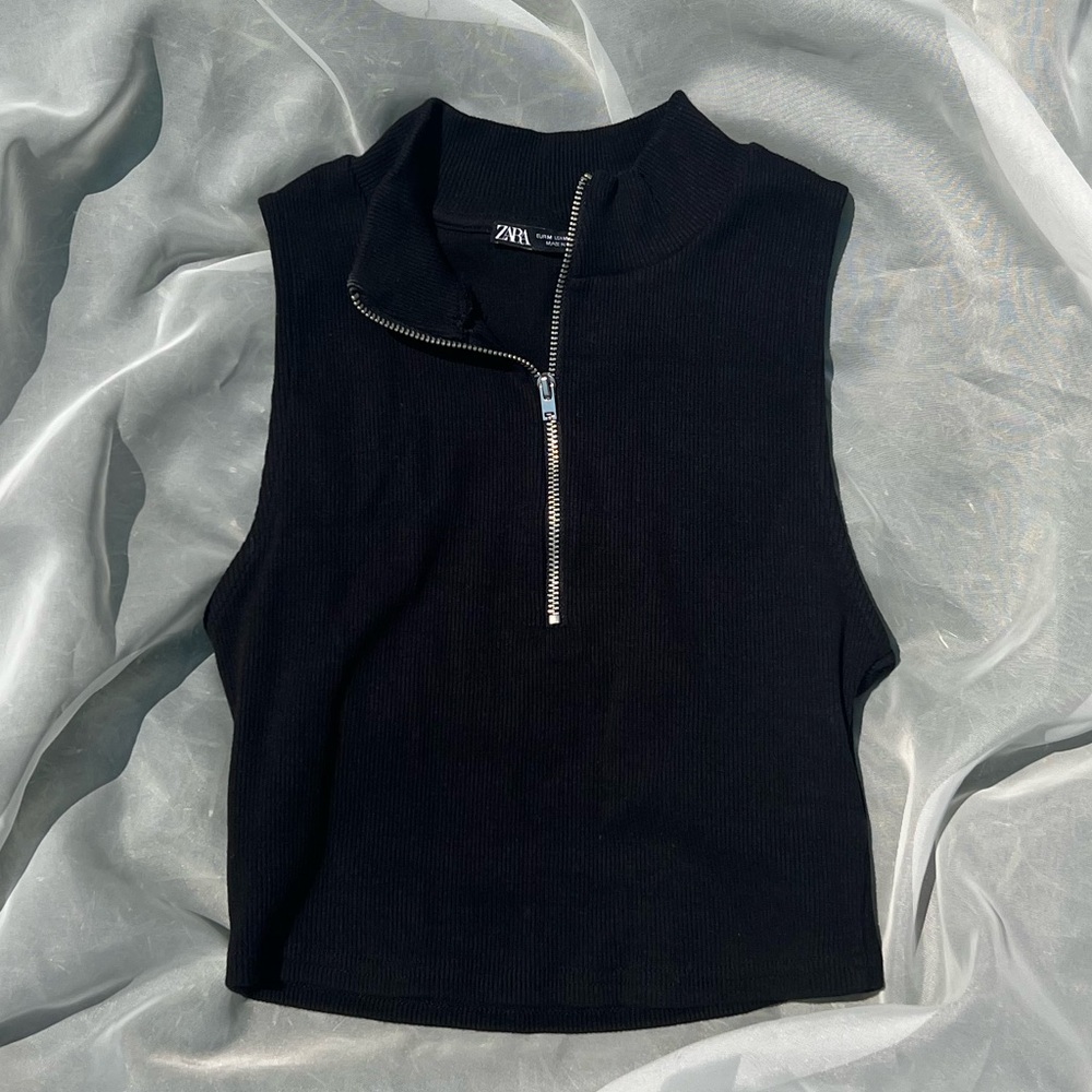 Zara Zip Tank Top